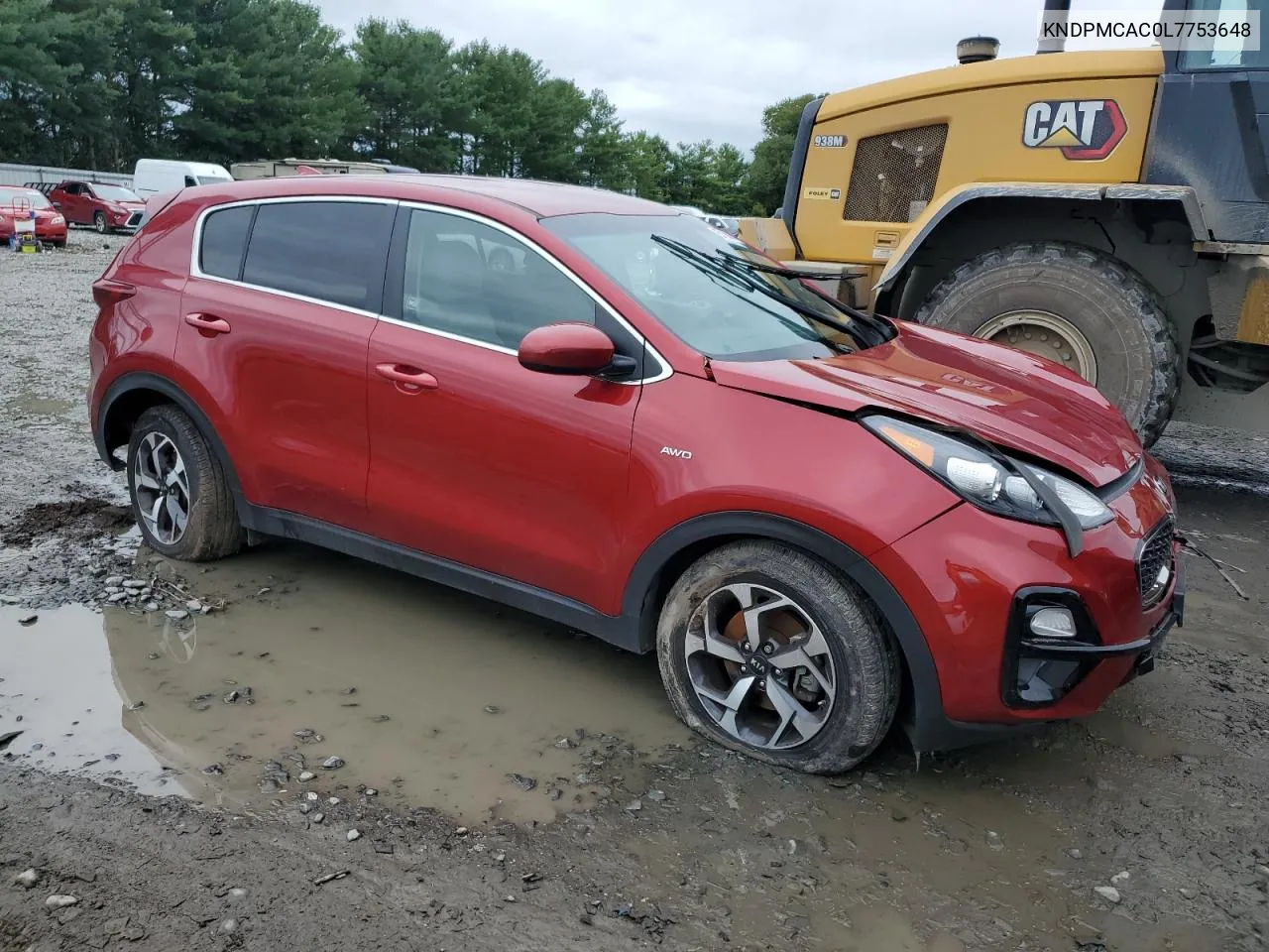 2020 Kia Sportage Lx VIN: KNDPMCAC0L7753648 Lot: 65160814