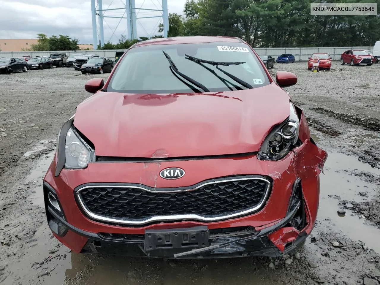 2020 Kia Sportage Lx VIN: KNDPMCAC0L7753648 Lot: 65160814