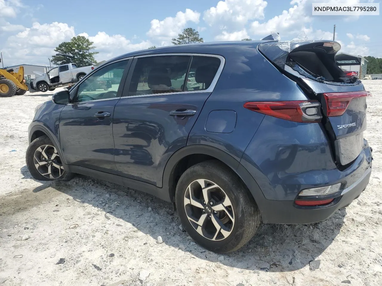 2020 Kia Sportage Lx VIN: KNDPM3AC3L7795280 Lot: 65248344