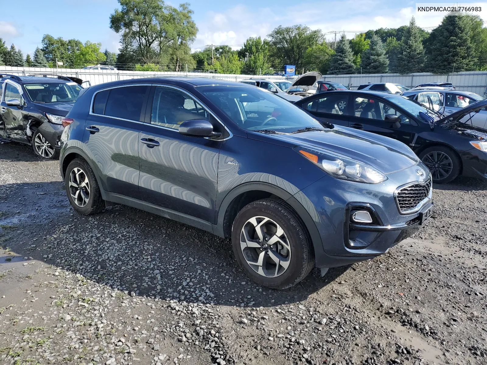 2020 Kia Sportage Lx VIN: KNDPMCAC2L7766983 Lot: 65368044