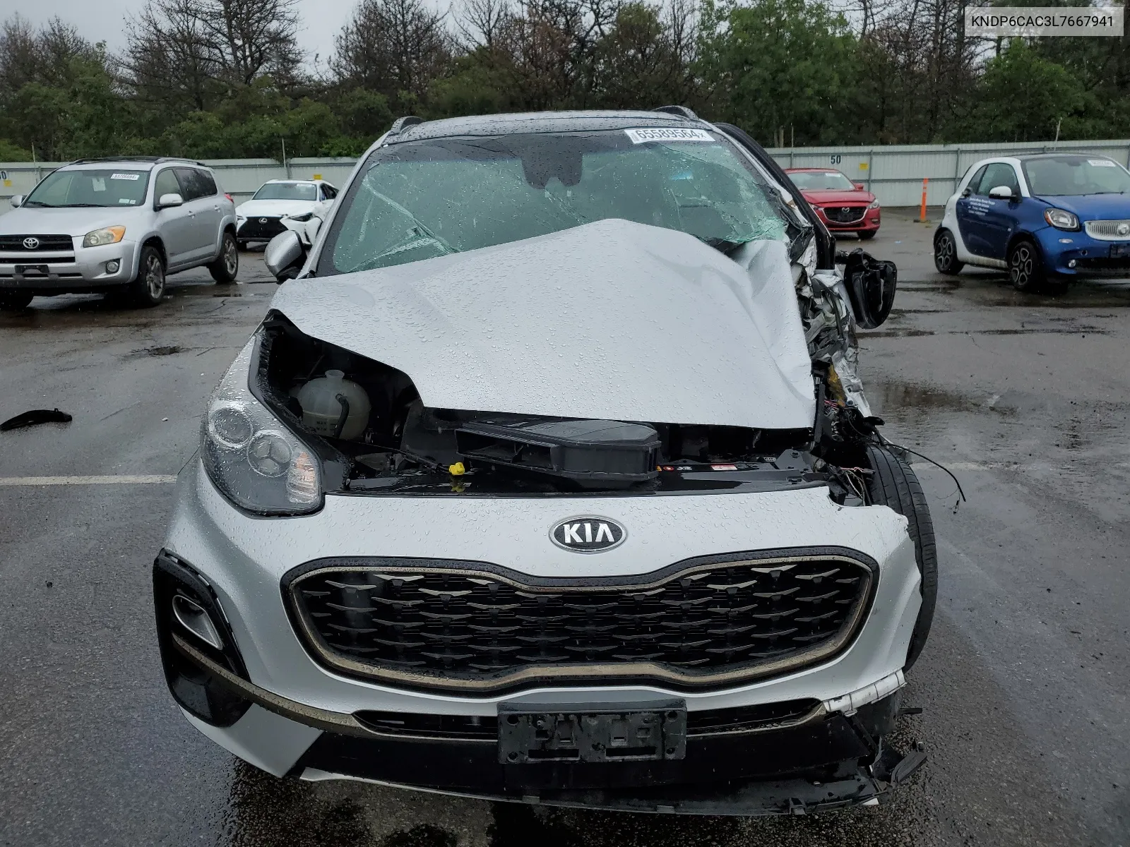 2020 Kia Sportage S VIN: KNDP6CAC3L7667941 Lot: 65589564