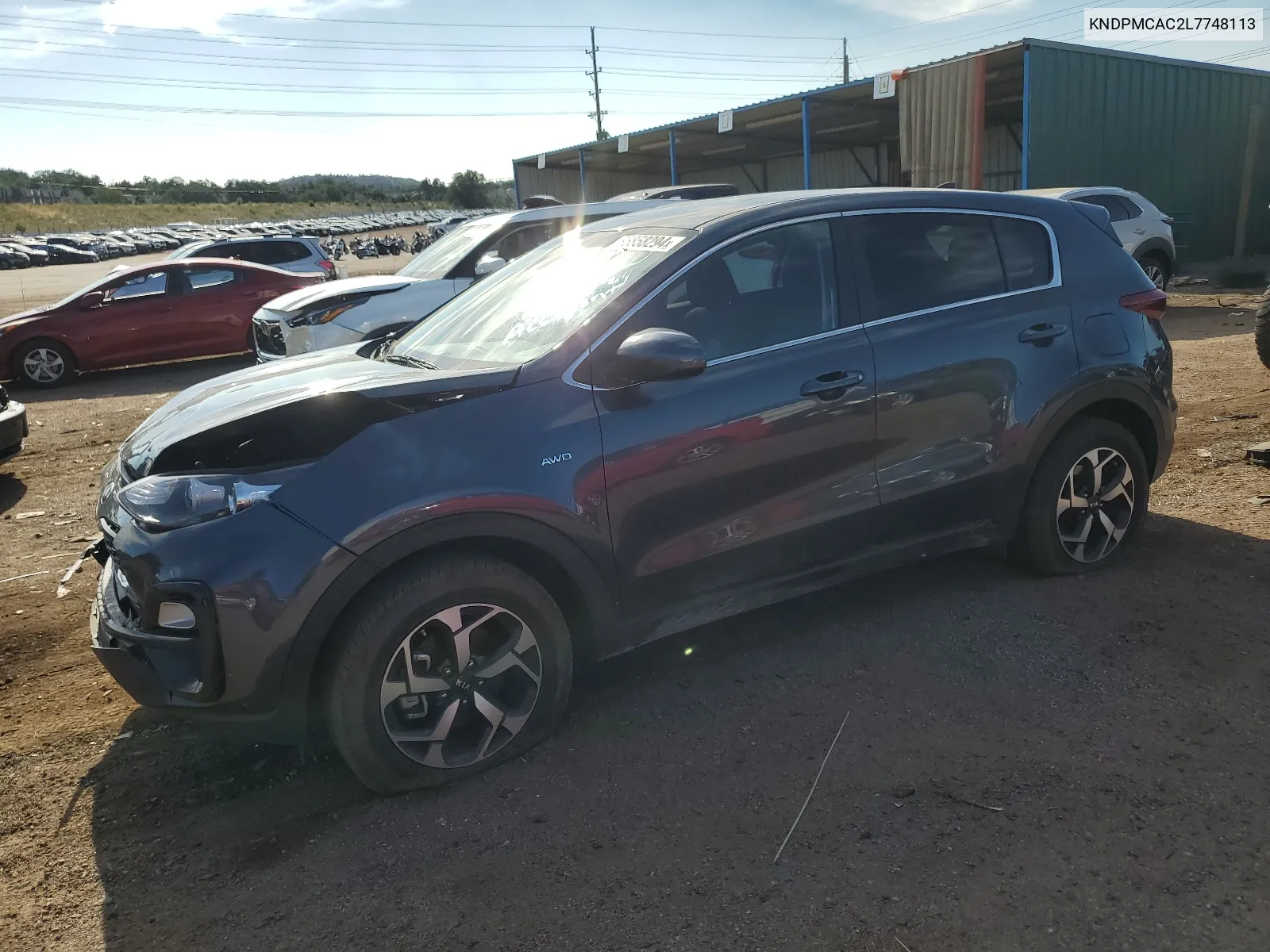 KNDPMCAC2L7748113 2020 Kia Sportage Lx