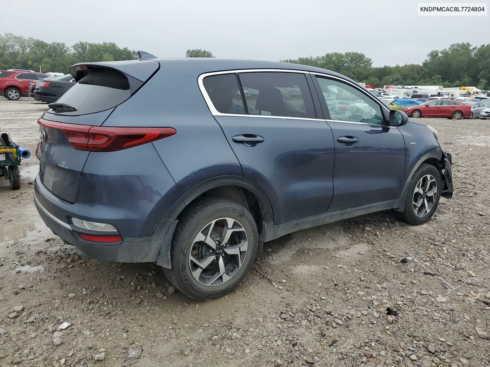 2020 Kia Sportage Lx VIN: KNDPMCAC8L7724804 Lot: 66157724