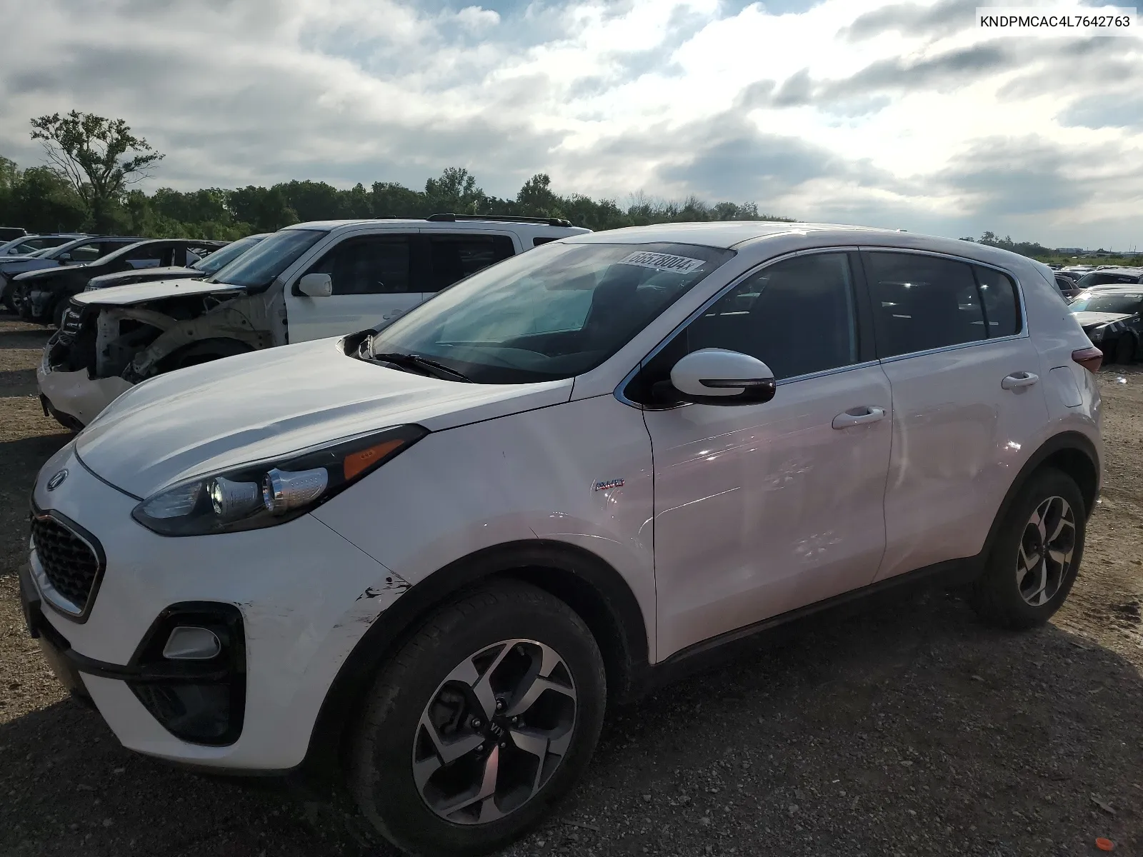 2020 Kia Sportage Lx VIN: KNDPMCAC4L7642763 Lot: 66578004