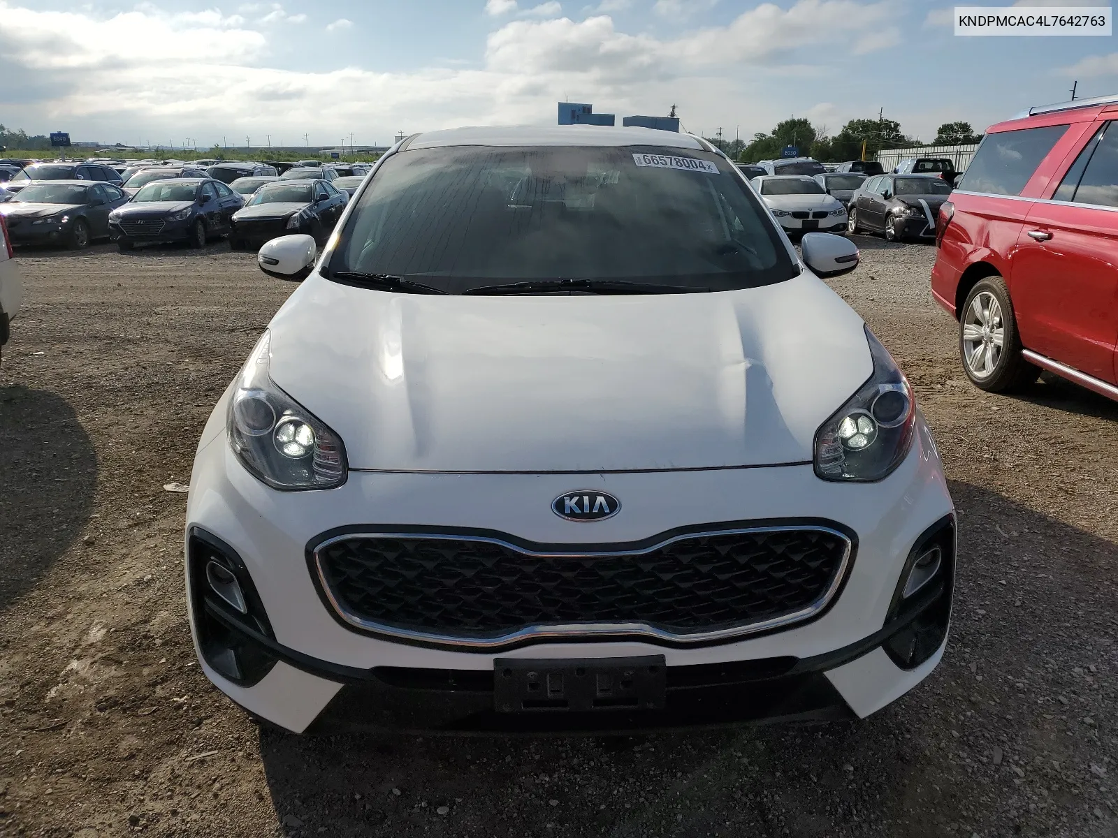 2020 Kia Sportage Lx VIN: KNDPMCAC4L7642763 Lot: 66578004