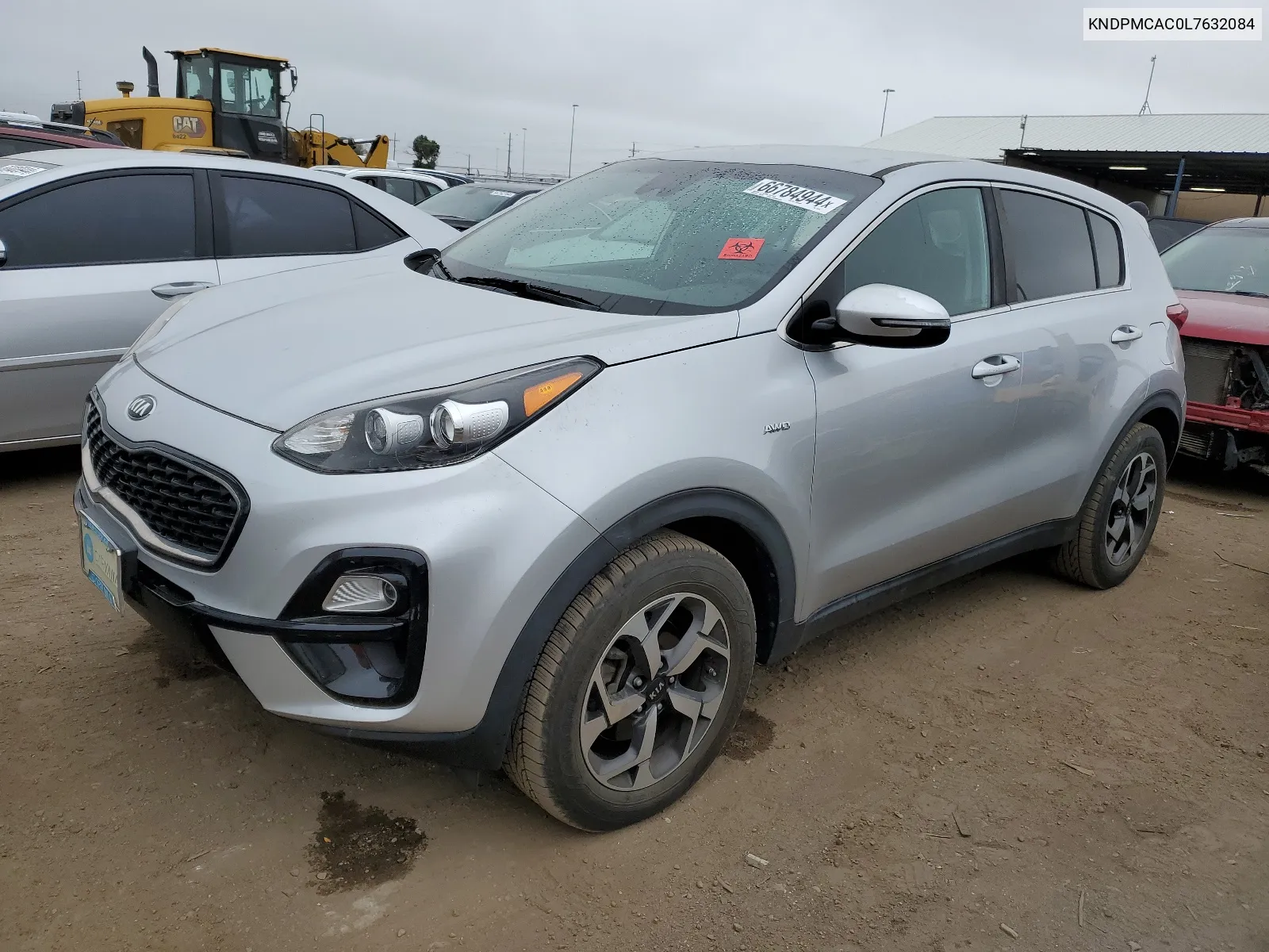 2020 Kia Sportage Lx VIN: KNDPMCAC0L7632084 Lot: 66784944