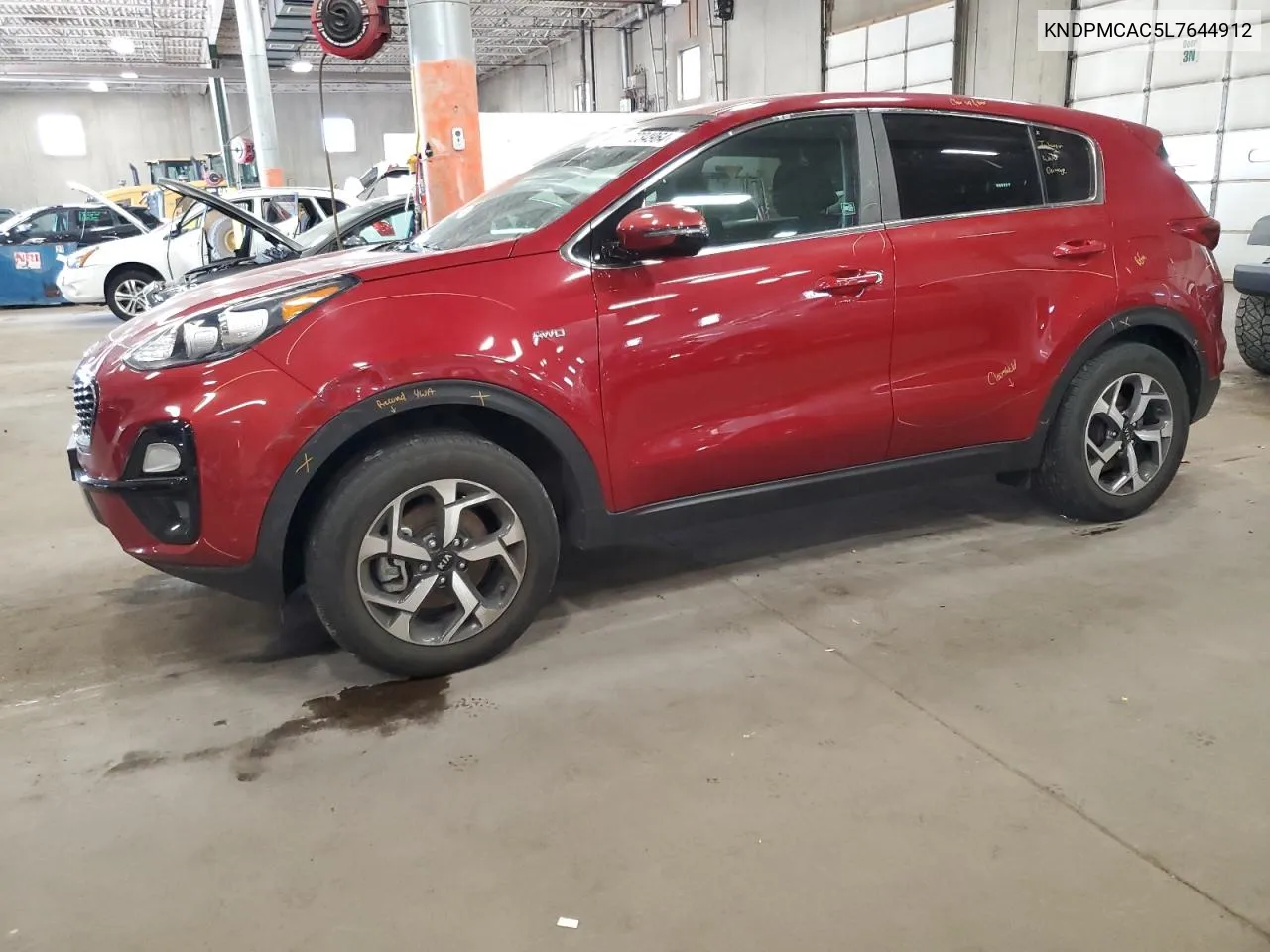 2020 Kia Sportage Lx VIN: KNDPMCAC5L7644912 Lot: 67234964