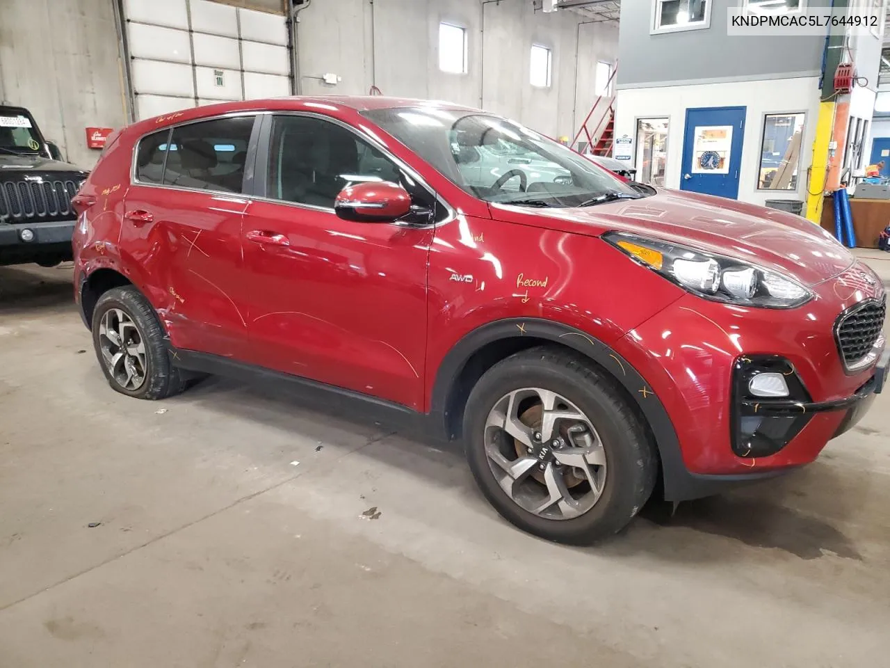 2020 Kia Sportage Lx VIN: KNDPMCAC5L7644912 Lot: 67234964