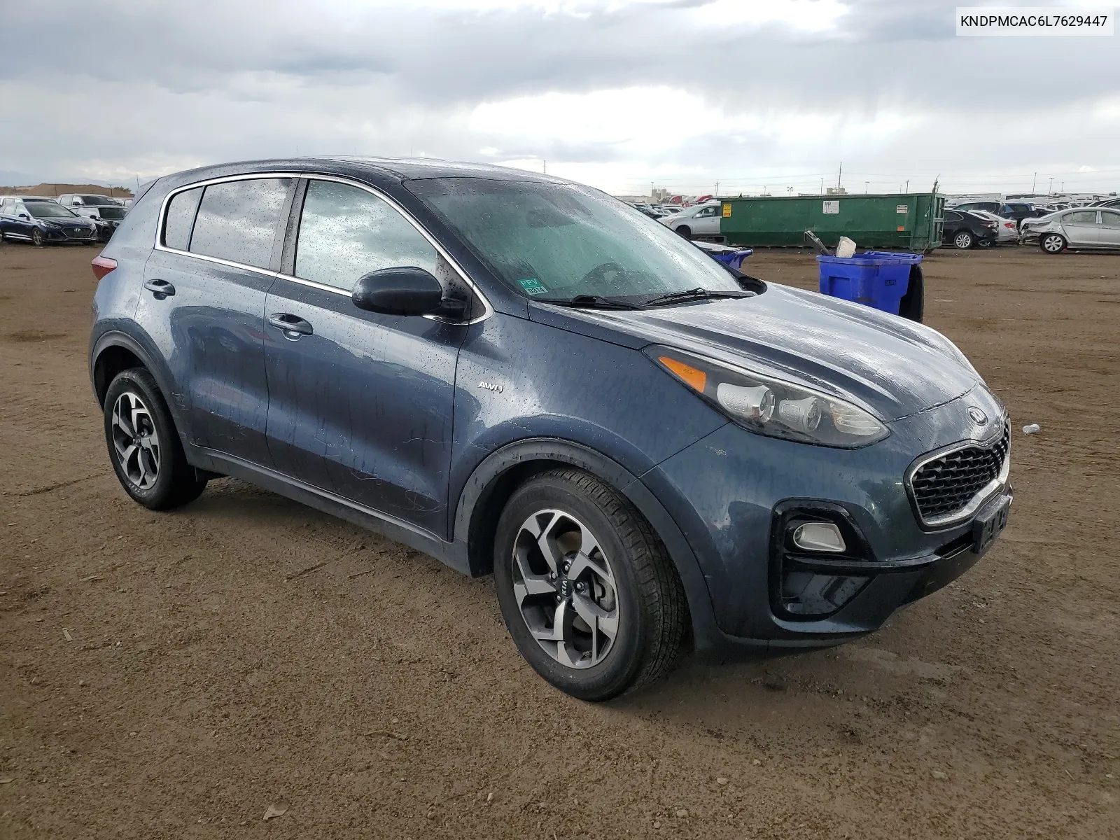 2020 Kia Sportage Lx VIN: KNDPMCAC6L7629447 Lot: 67319924