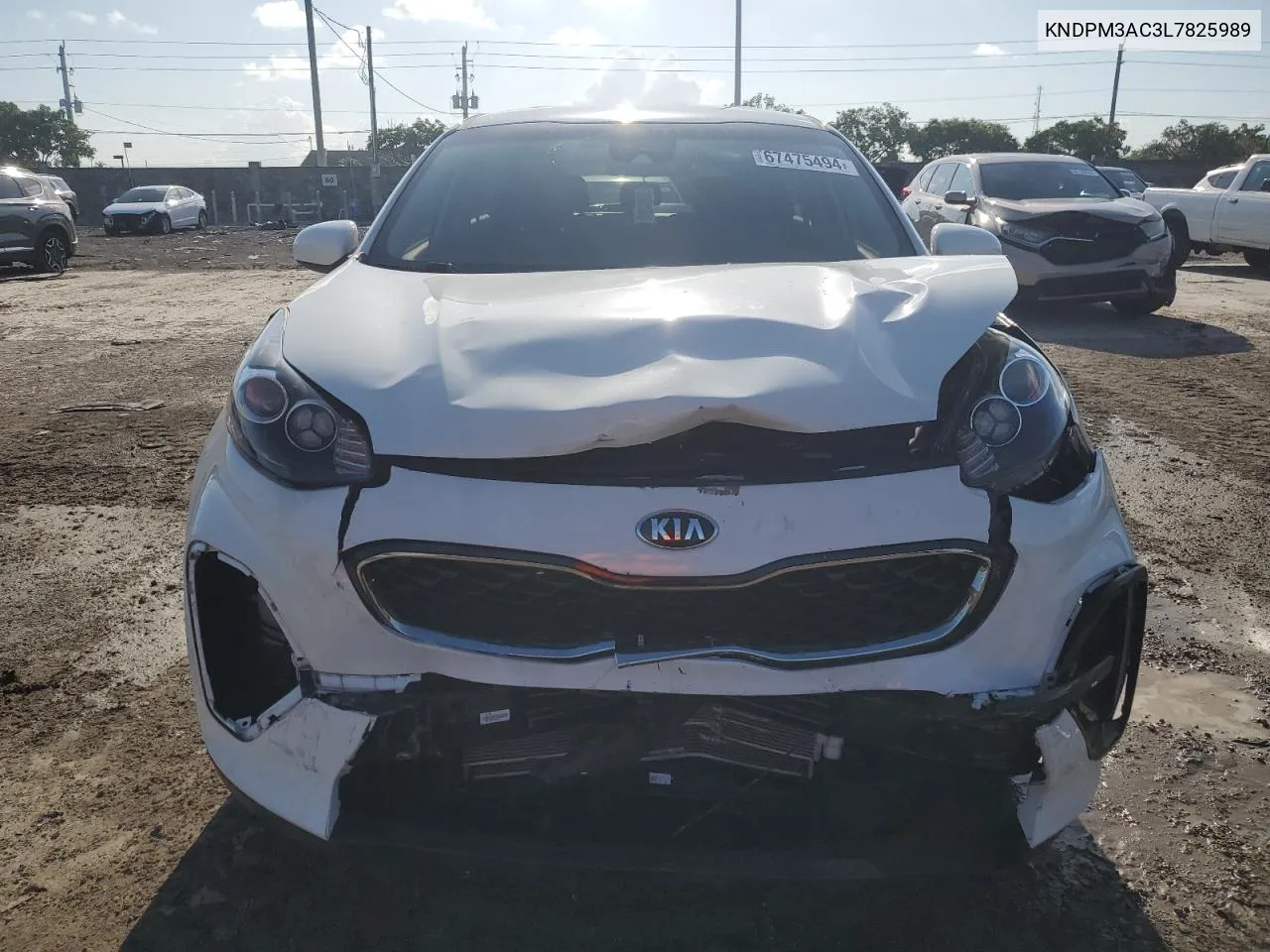 2020 Kia Sportage Lx VIN: KNDPM3AC3L7825989 Lot: 67475494