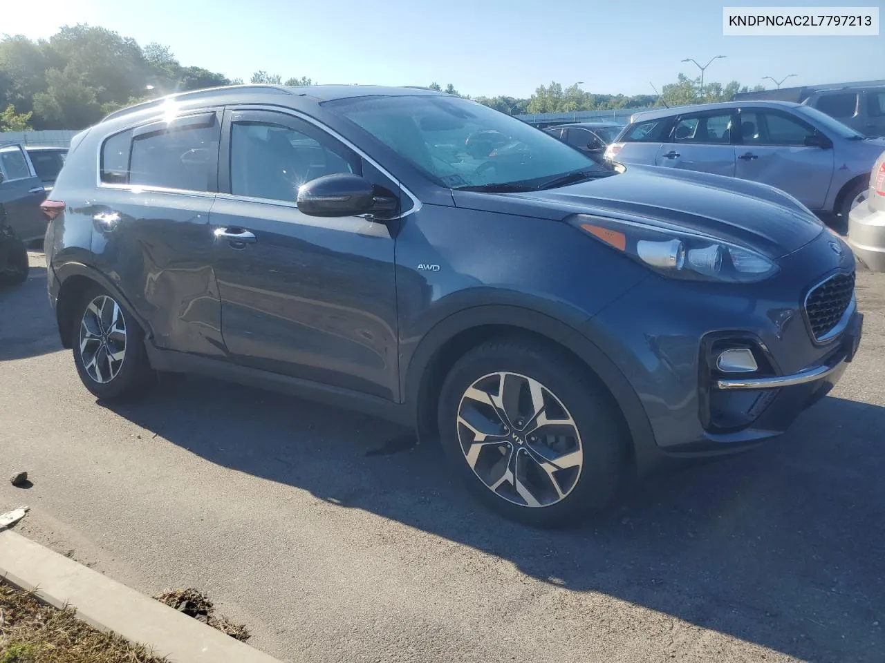 2020 Kia Sportage Ex VIN: KNDPNCAC2L7797213 Lot: 67722454