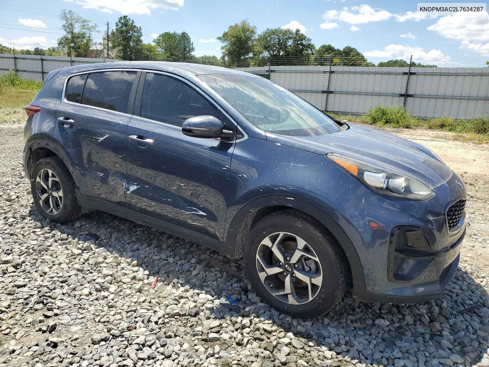 2020 Kia Sportage Lx VIN: KNDPM3AC2L7634287 Lot: 67911734