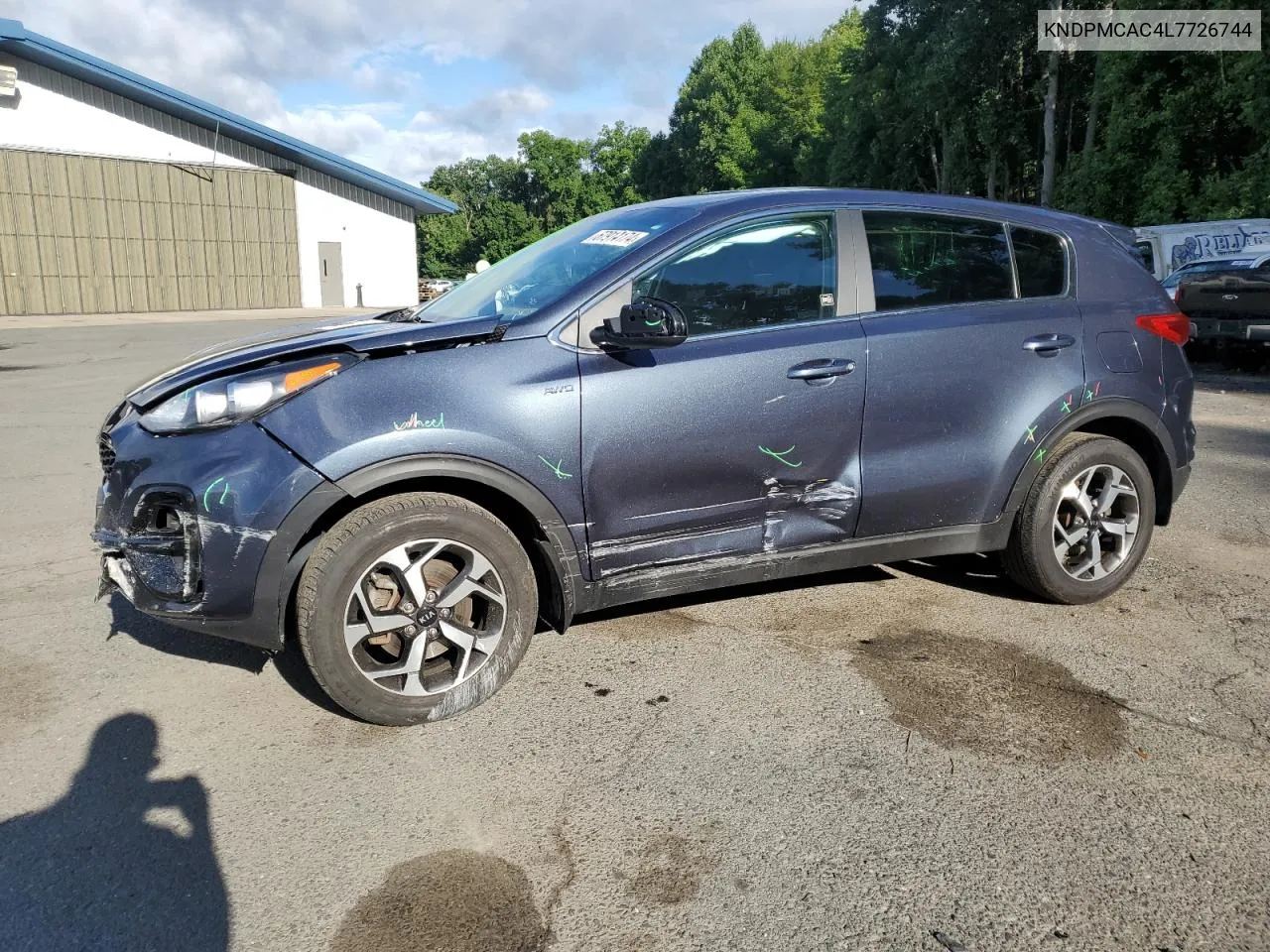 2020 Kia Sportage Lx VIN: KNDPMCAC4L7726744 Lot: 67914174