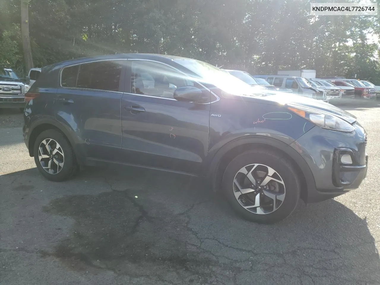 KNDPMCAC4L7726744 2020 Kia Sportage Lx