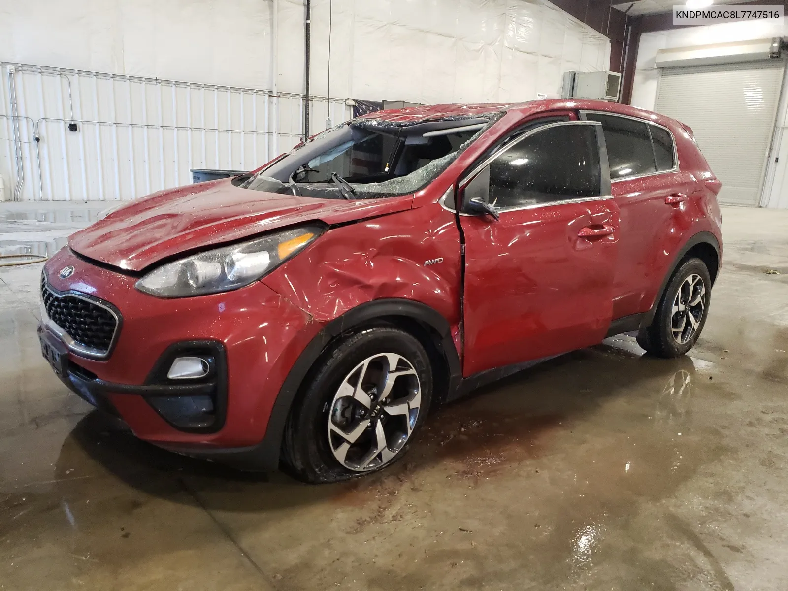 2020 Kia Sportage Lx VIN: KNDPMCAC8L7747516 Lot: 68007634