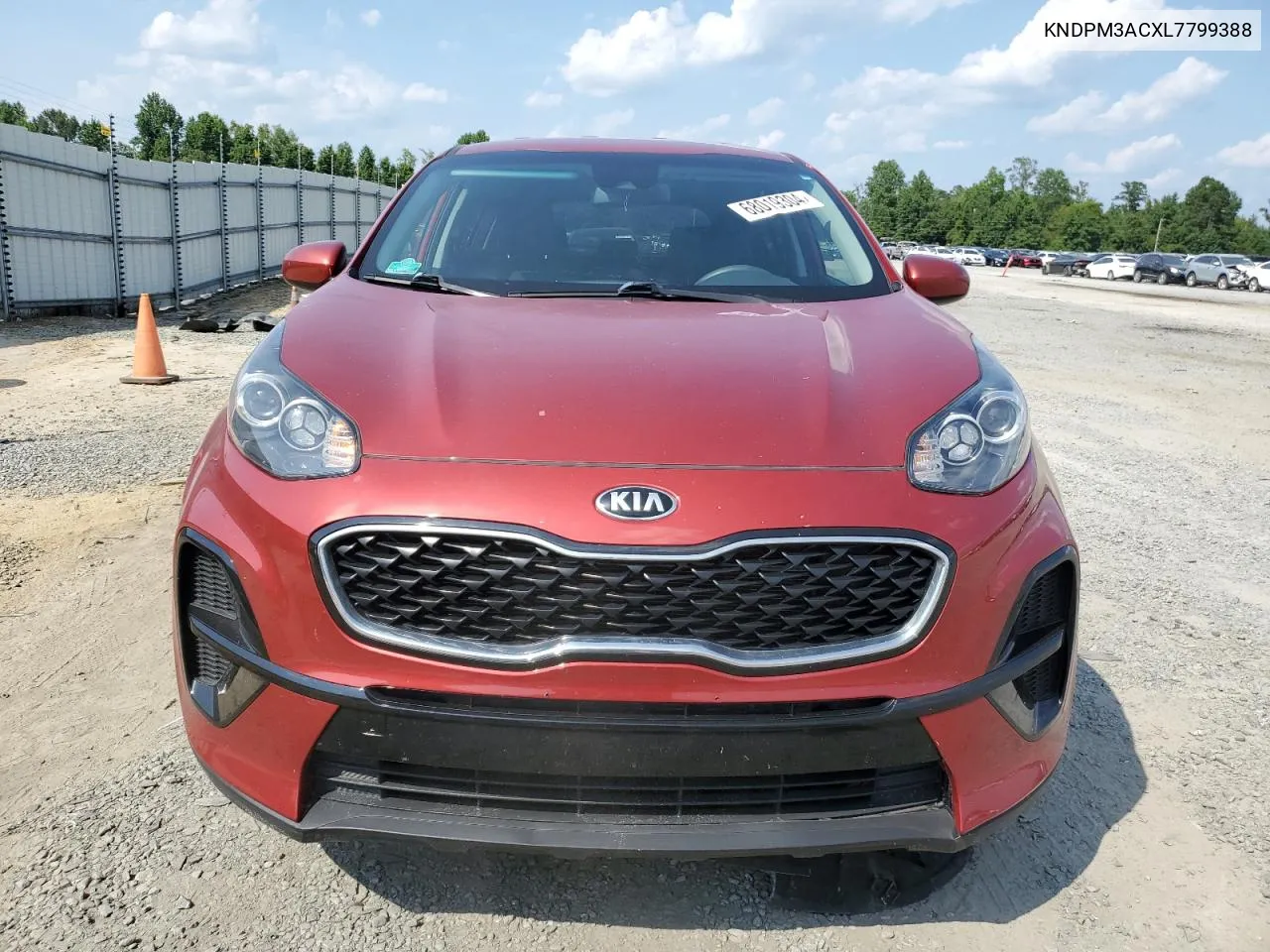 2020 Kia Sportage Lx VIN: KNDPM3ACXL7799388 Lot: 68019304