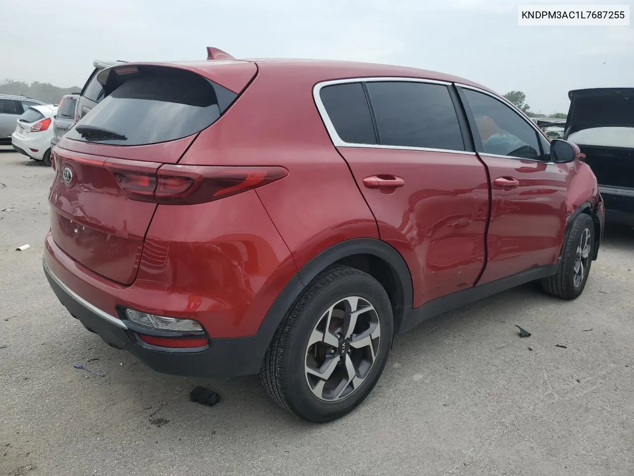 2020 Kia Sportage Lx VIN: KNDPM3AC1L7687255 Lot: 68101774