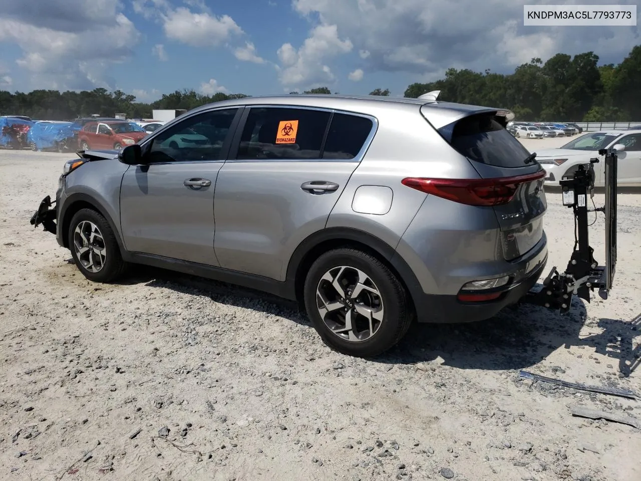 2020 Kia Sportage Lx VIN: KNDPM3AC5L7793773 Lot: 68318094