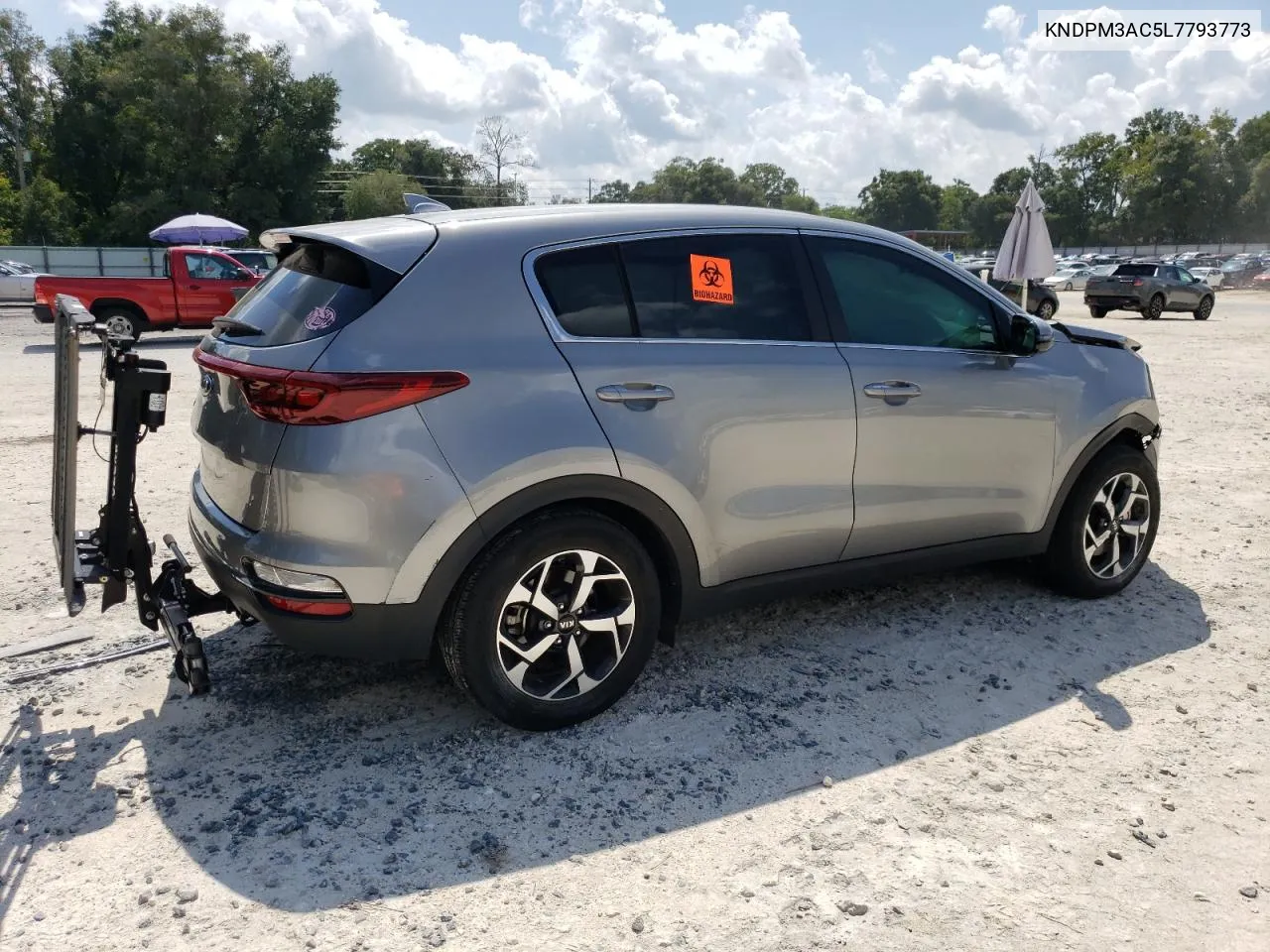 2020 Kia Sportage Lx VIN: KNDPM3AC5L7793773 Lot: 68318094