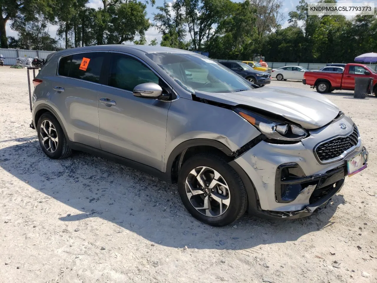 2020 Kia Sportage Lx VIN: KNDPM3AC5L7793773 Lot: 68318094