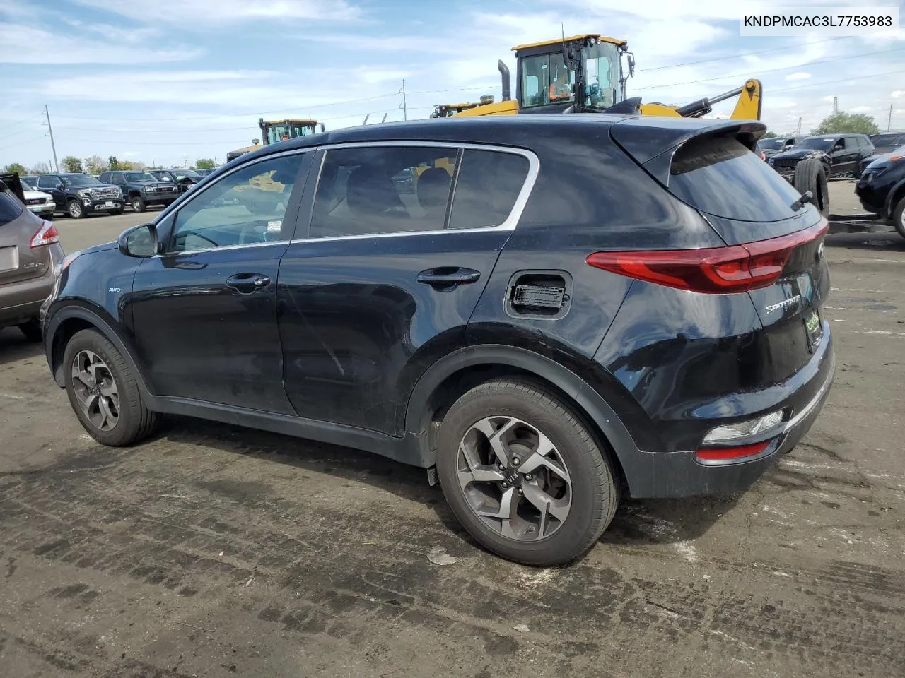 2020 Kia Sportage Lx VIN: KNDPMCAC3L7753983 Lot: 68346494