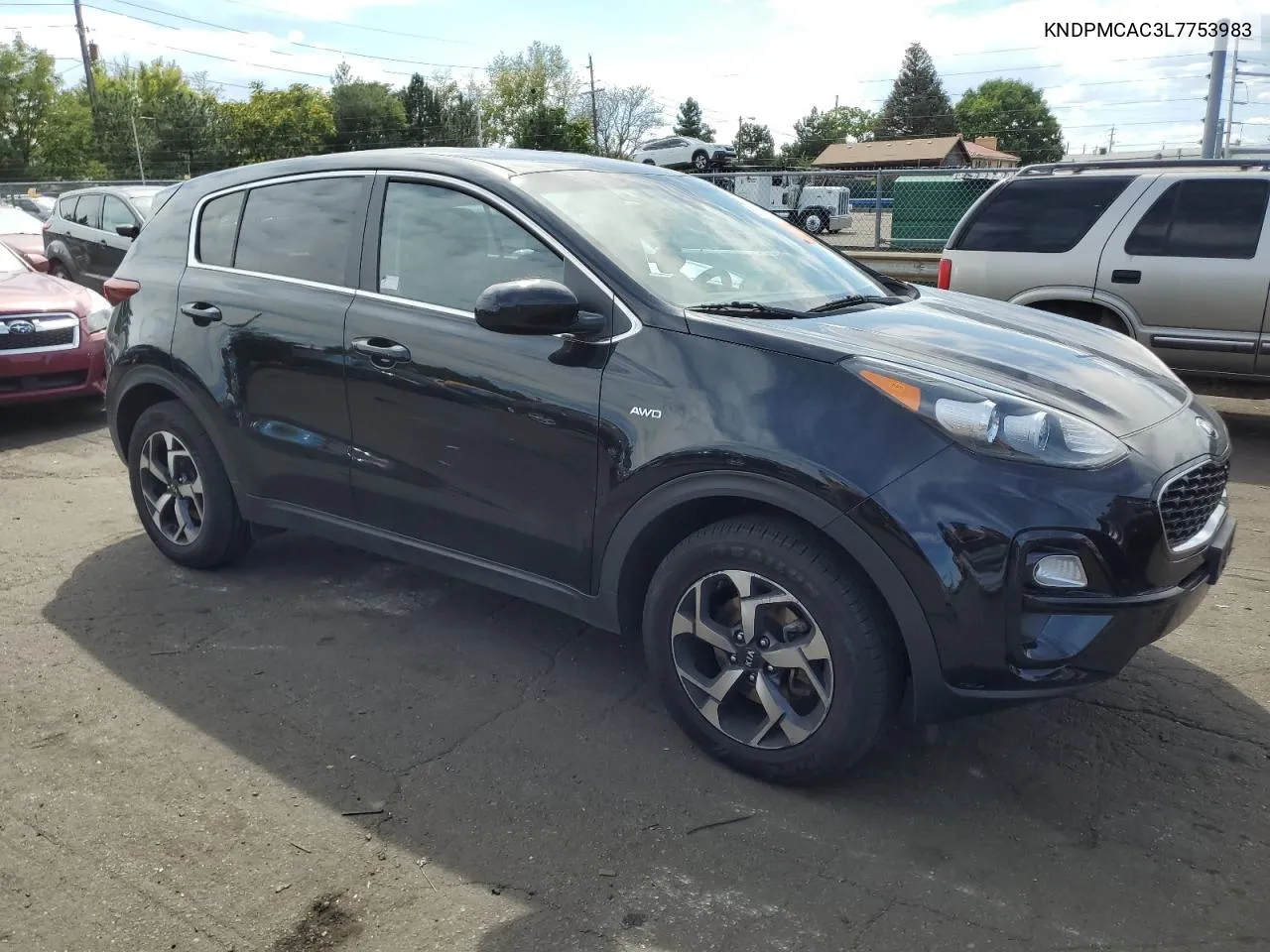 2020 Kia Sportage Lx VIN: KNDPMCAC3L7753983 Lot: 68346494