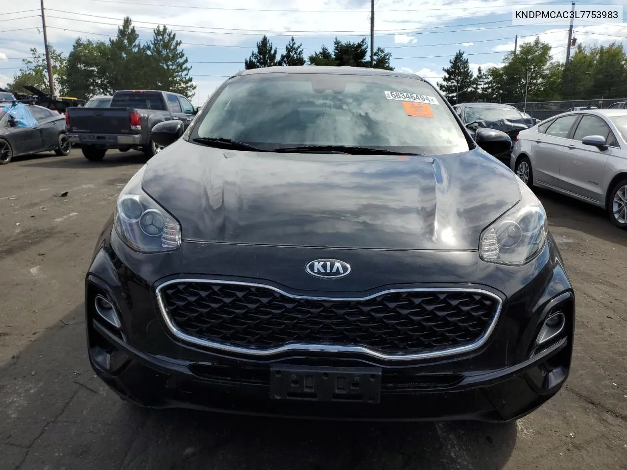 2020 Kia Sportage Lx VIN: KNDPMCAC3L7753983 Lot: 68346494