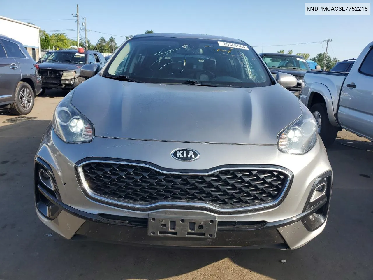 2020 Kia Sportage Lx VIN: KNDPMCAC3L7752218 Lot: 68563944