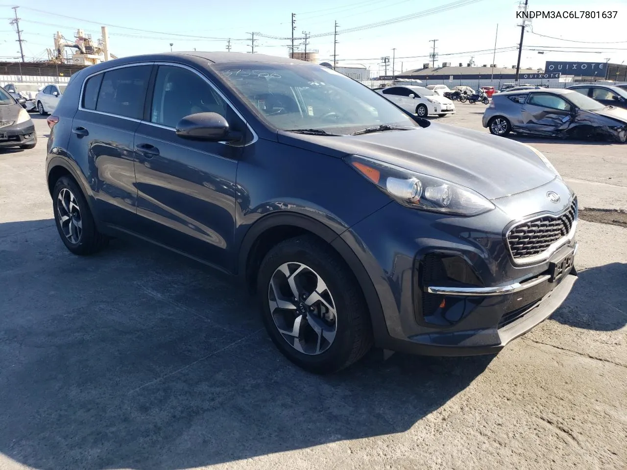 2020 Kia Sportage Lx VIN: KNDPM3AC6L7801637 Lot: 68566574