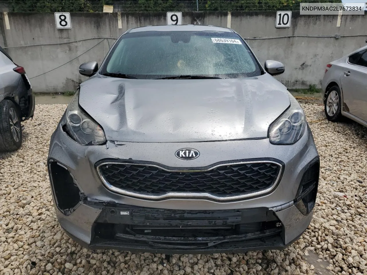 2020 Kia Sportage Lx VIN: KNDPM3AC2L7673834 Lot: 68639164