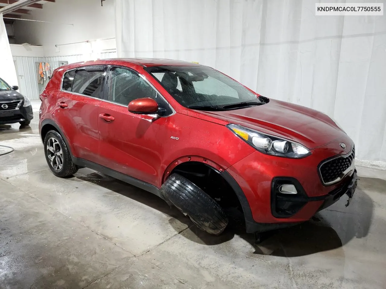 2020 Kia Sportage Lx VIN: KNDPMCAC0L7750555 Lot: 68951794