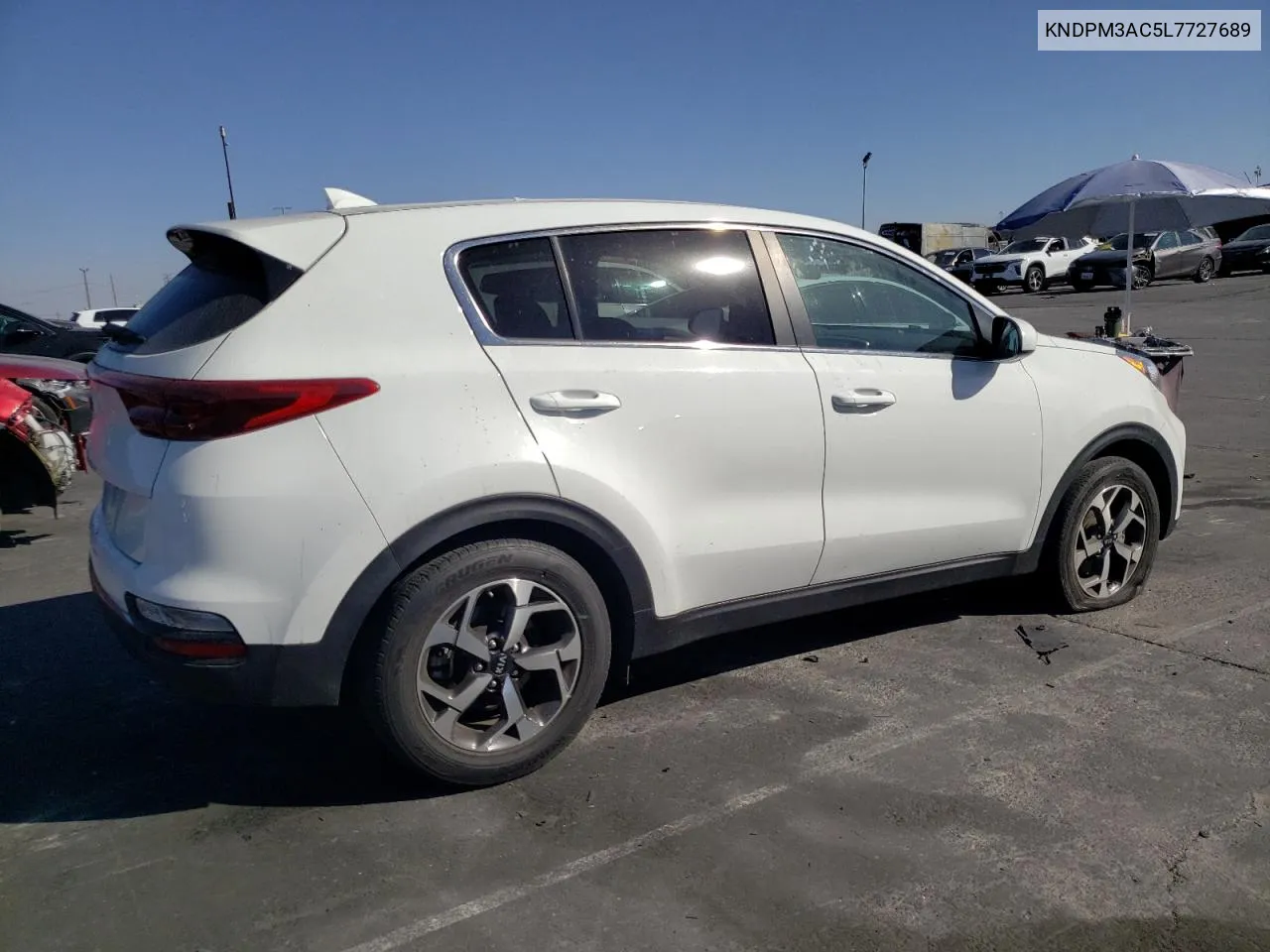 2020 Kia Sportage Lx VIN: KNDPM3AC5L7727689 Lot: 68997514