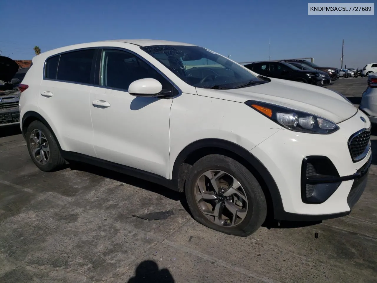 2020 Kia Sportage Lx VIN: KNDPM3AC5L7727689 Lot: 68997514