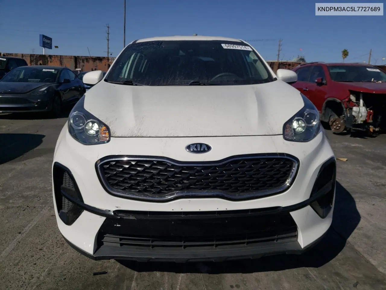 2020 Kia Sportage Lx VIN: KNDPM3AC5L7727689 Lot: 68997514