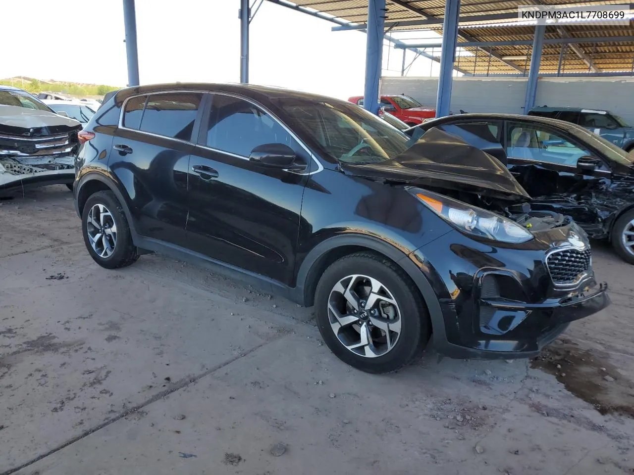 KNDPM3AC1L7708699 2020 Kia Sportage Lx