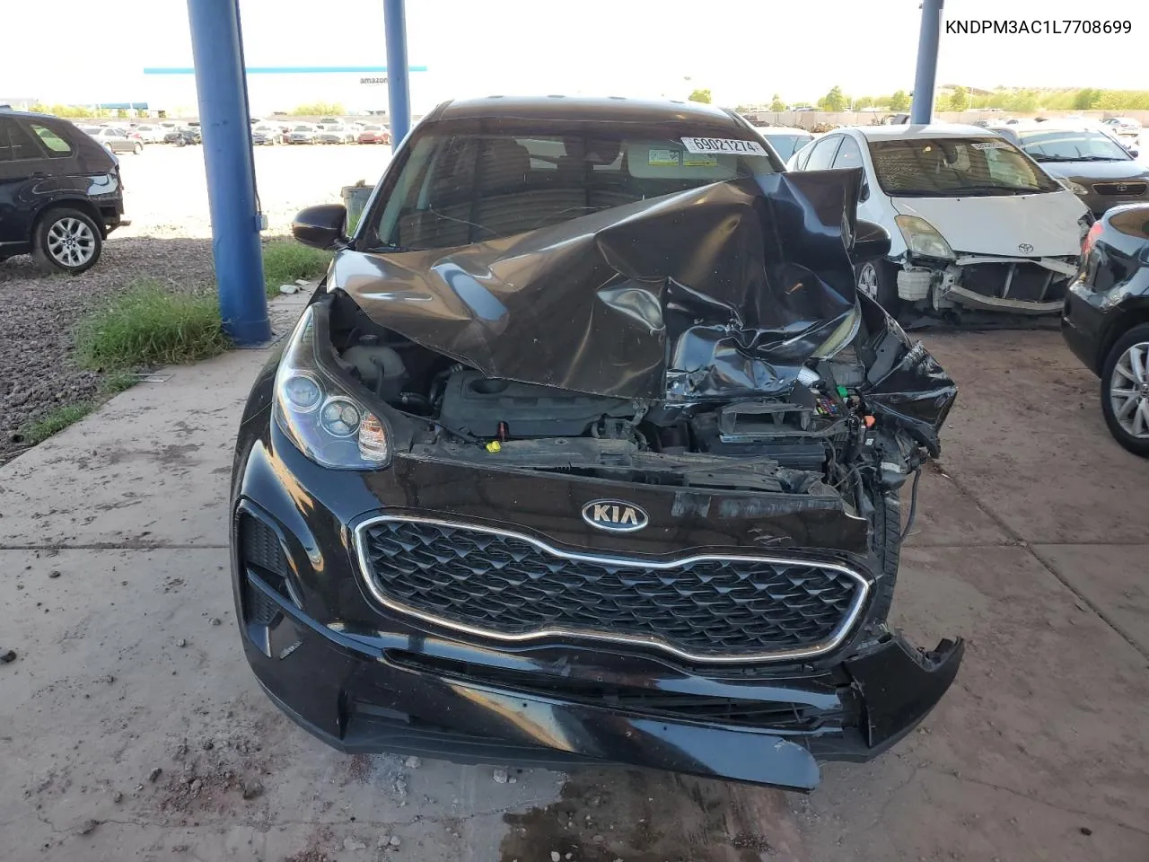 2020 Kia Sportage Lx VIN: KNDPM3AC1L7708699 Lot: 69021274