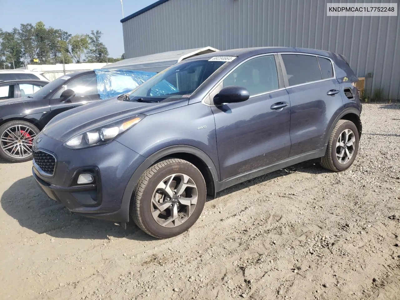 2020 Kia Sportage Lx VIN: KNDPMCAC1L7752248 Lot: 69234664