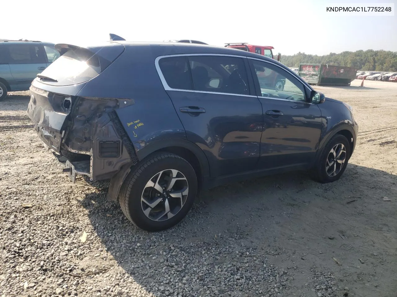 2020 Kia Sportage Lx VIN: KNDPMCAC1L7752248 Lot: 69234664