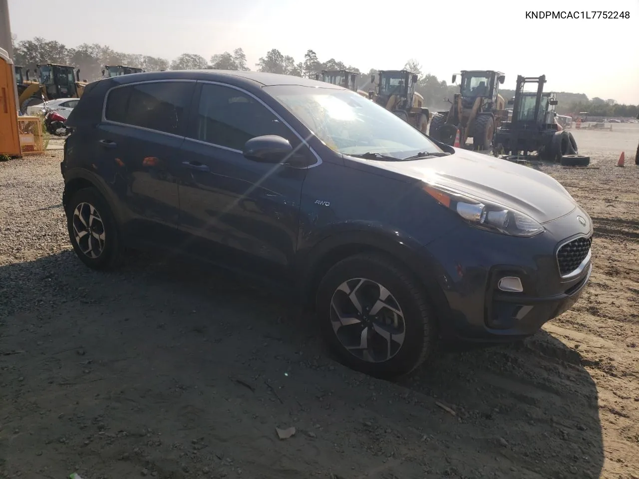 2020 Kia Sportage Lx VIN: KNDPMCAC1L7752248 Lot: 69234664