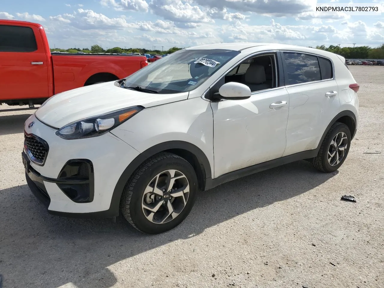 2020 Kia Sportage Lx VIN: KNDPM3AC3L7802793 Lot: 69280344