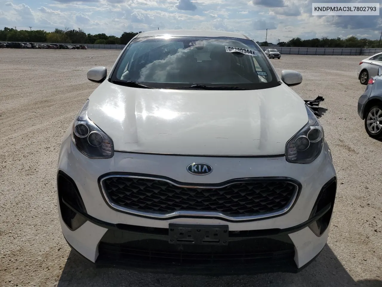 2020 Kia Sportage Lx VIN: KNDPM3AC3L7802793 Lot: 69280344