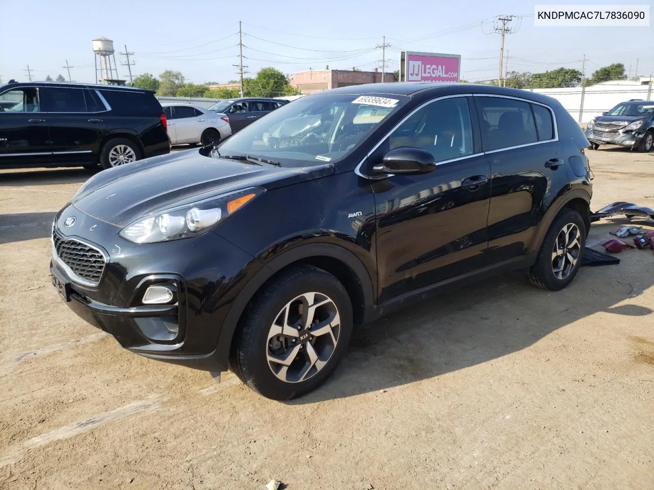 2020 Kia Sportage Lx VIN: KNDPMCAC7L7836090 Lot: 69339634