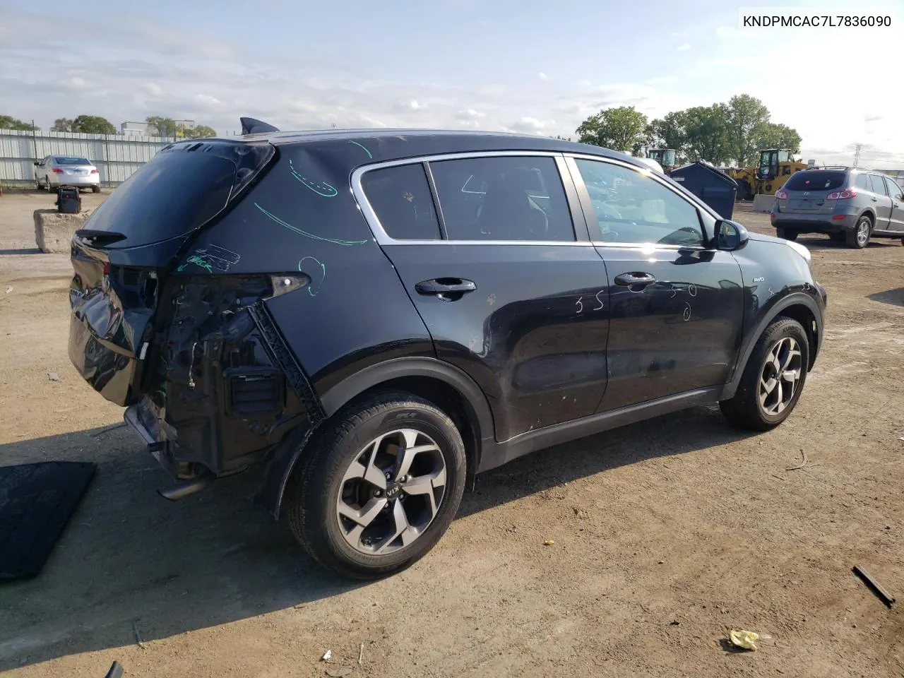 KNDPMCAC7L7836090 2020 Kia Sportage Lx