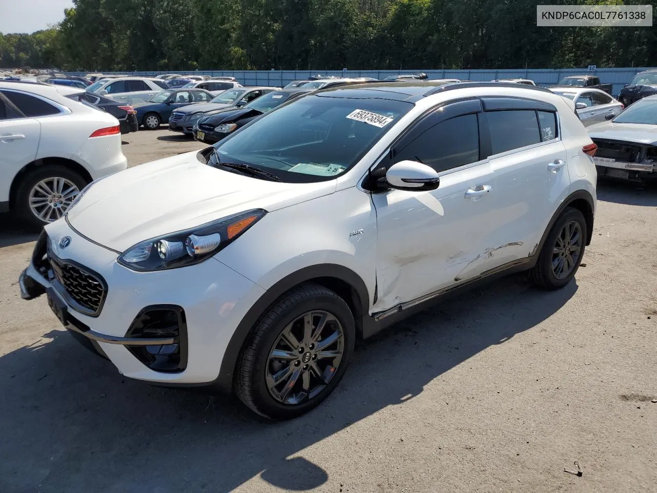 2020 Kia Sportage S VIN: KNDP6CAC0L7761338 Lot: 69375894