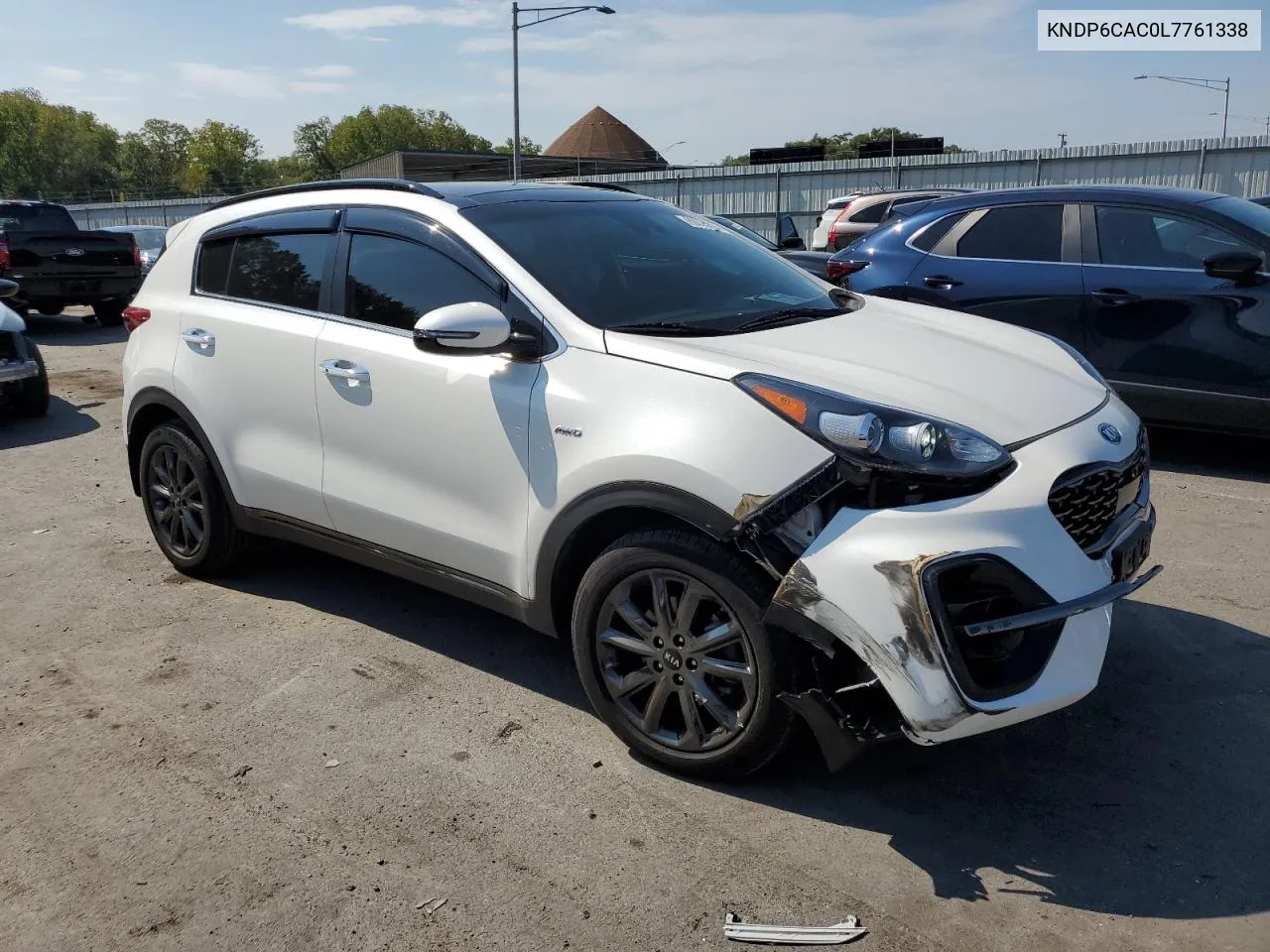 2020 Kia Sportage S VIN: KNDP6CAC0L7761338 Lot: 69375894