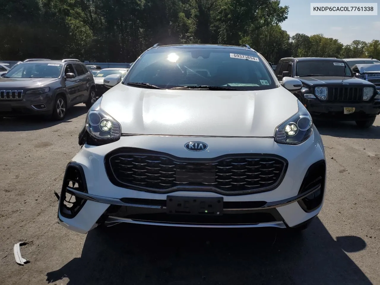 2020 Kia Sportage S VIN: KNDP6CAC0L7761338 Lot: 69375894