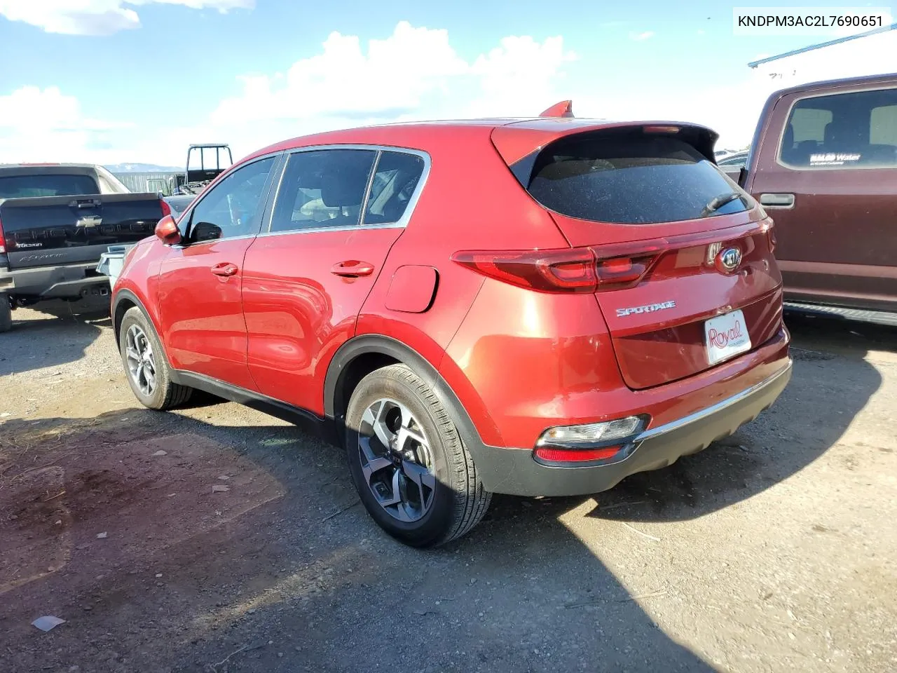 2020 Kia Sportage Lx VIN: KNDPM3AC2L7690651 Lot: 69414514