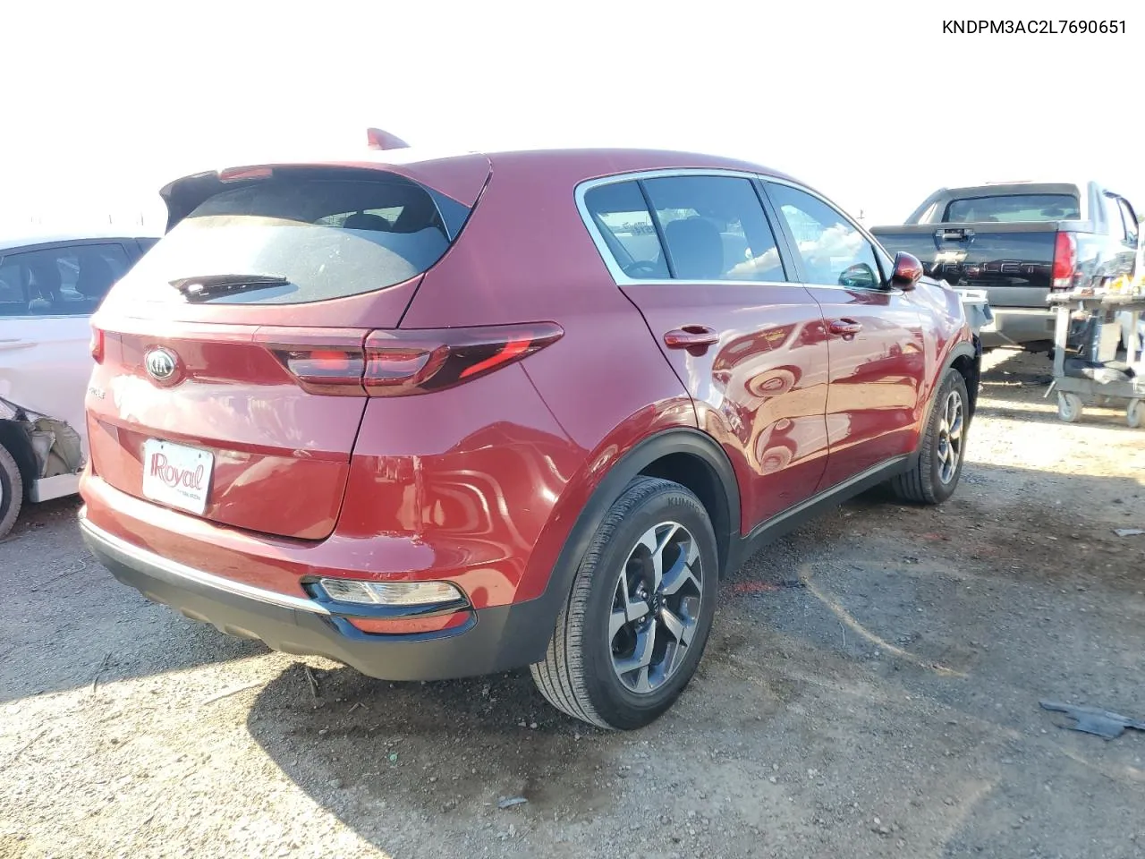 2020 Kia Sportage Lx VIN: KNDPM3AC2L7690651 Lot: 69414514