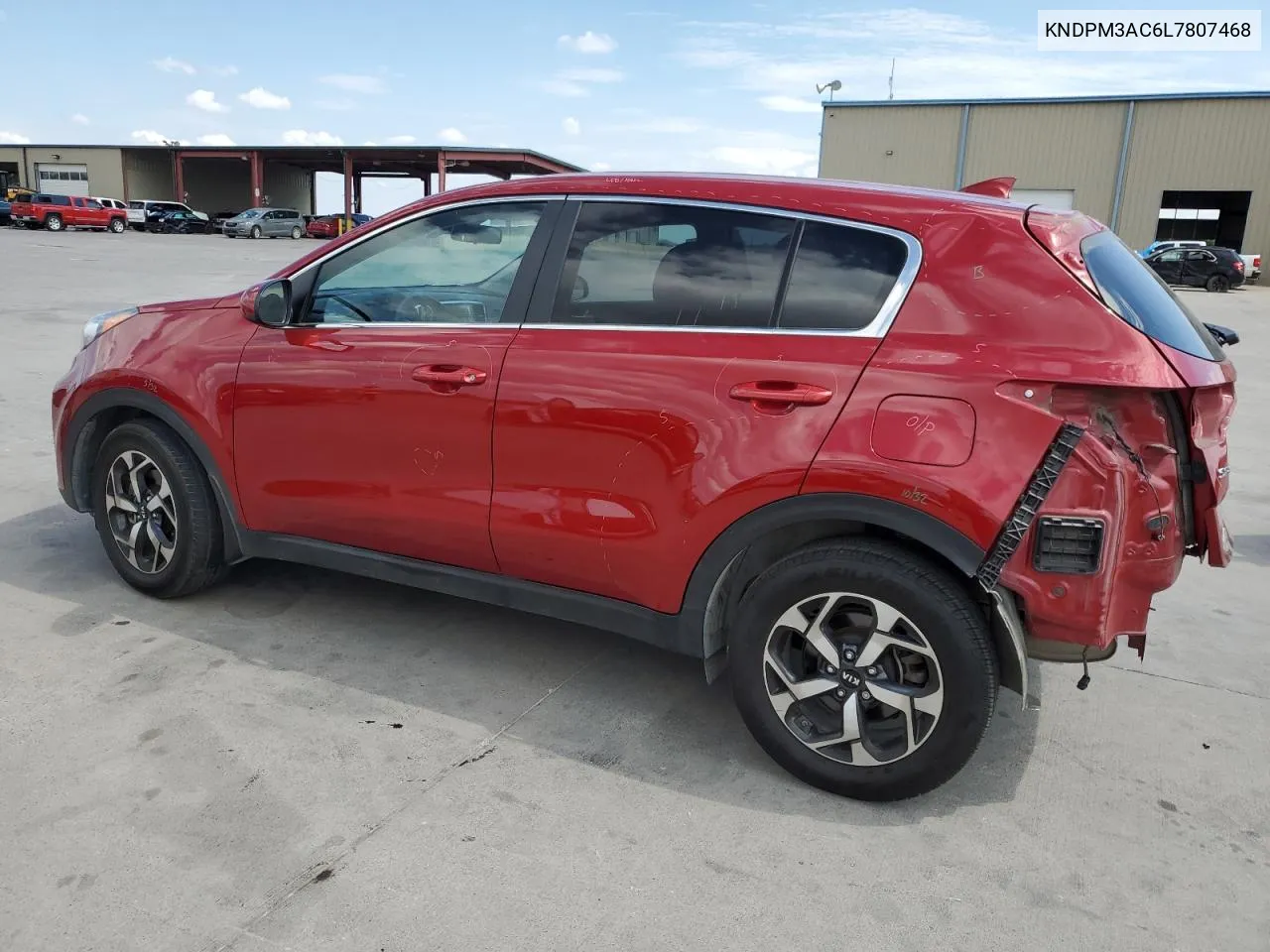 2020 Kia Sportage Lx VIN: KNDPM3AC6L7807468 Lot: 69420914