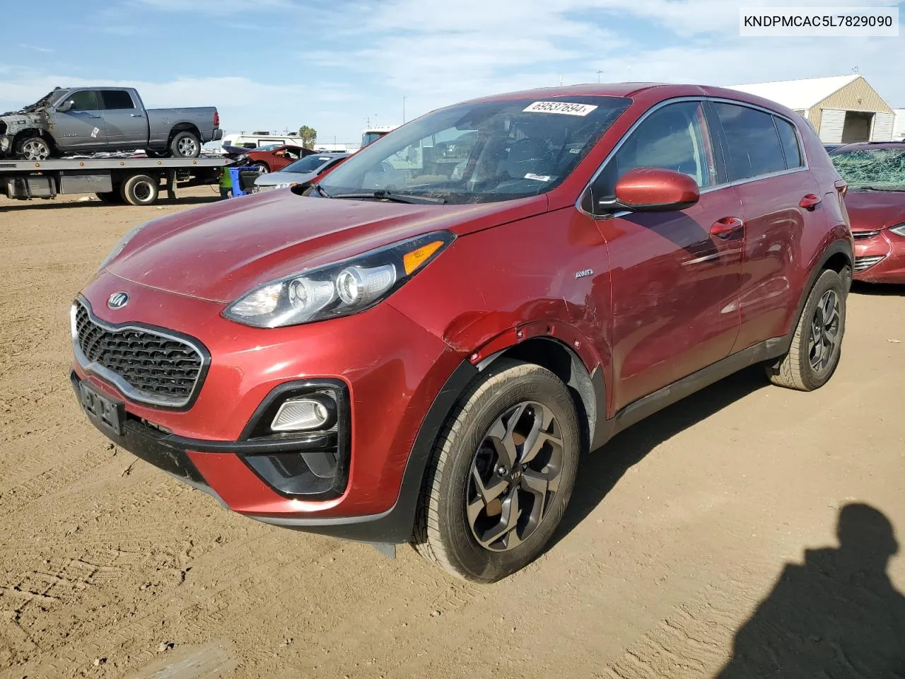 2020 Kia Sportage Lx VIN: KNDPMCAC5L7829090 Lot: 69537694